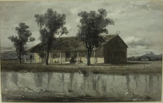 Illustration of Theodore Roosevelt's Elkhorn Ranch